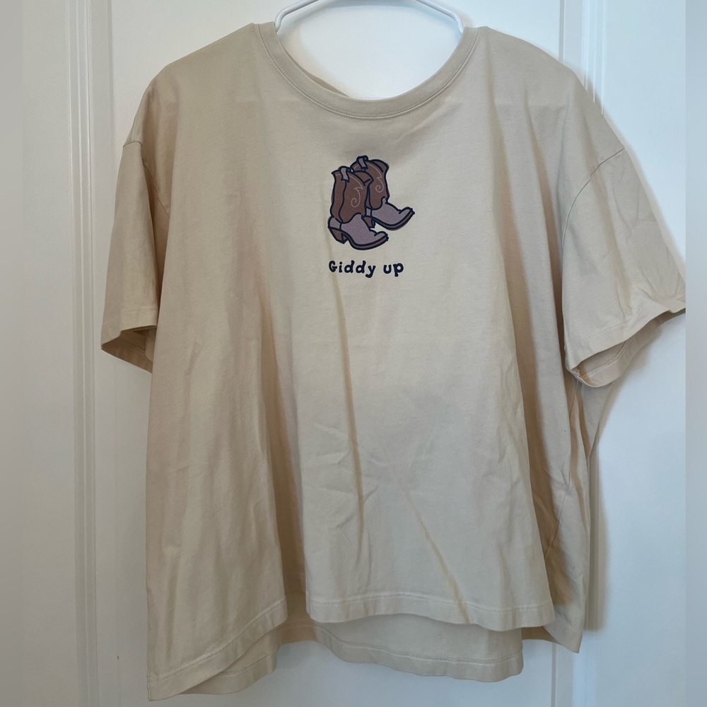 Life is Good western tee